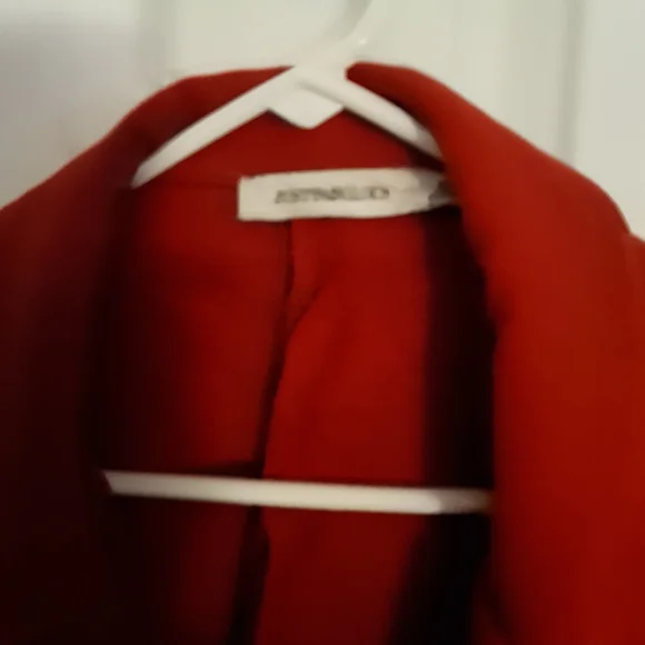 JustFab Vibrant Red Coat - Picture 3 of 7